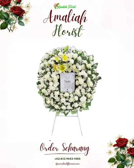 Krans Bunga Duka Leban